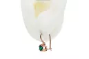 Cercei Smarald Original vintage din aur roz de 14k Vintage Craft  vec053r